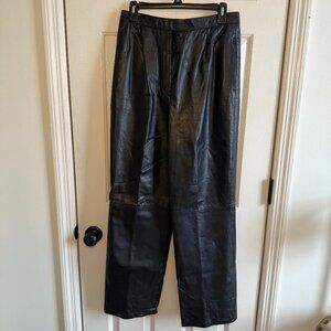 West Bay Saks Fifth Avenue Genuine Leather Pants
